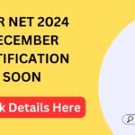 CSIR NET 2024 December Notification