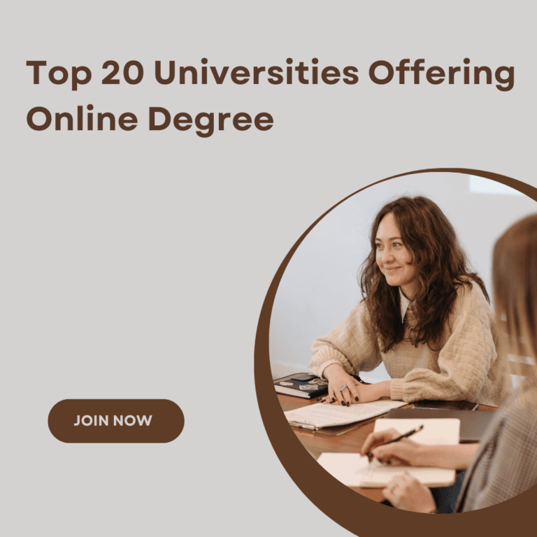 Top 20 Universities Offering Online Degree